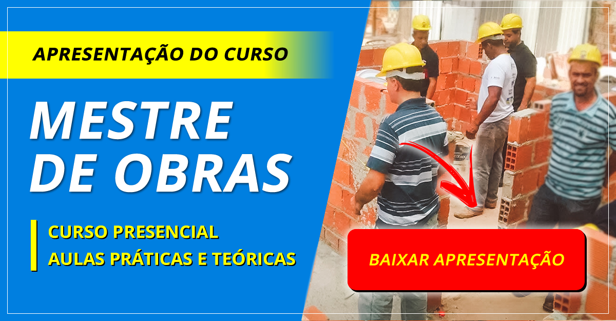 Apresentação do Curso de Mestre de Obras do Instituto da Construção